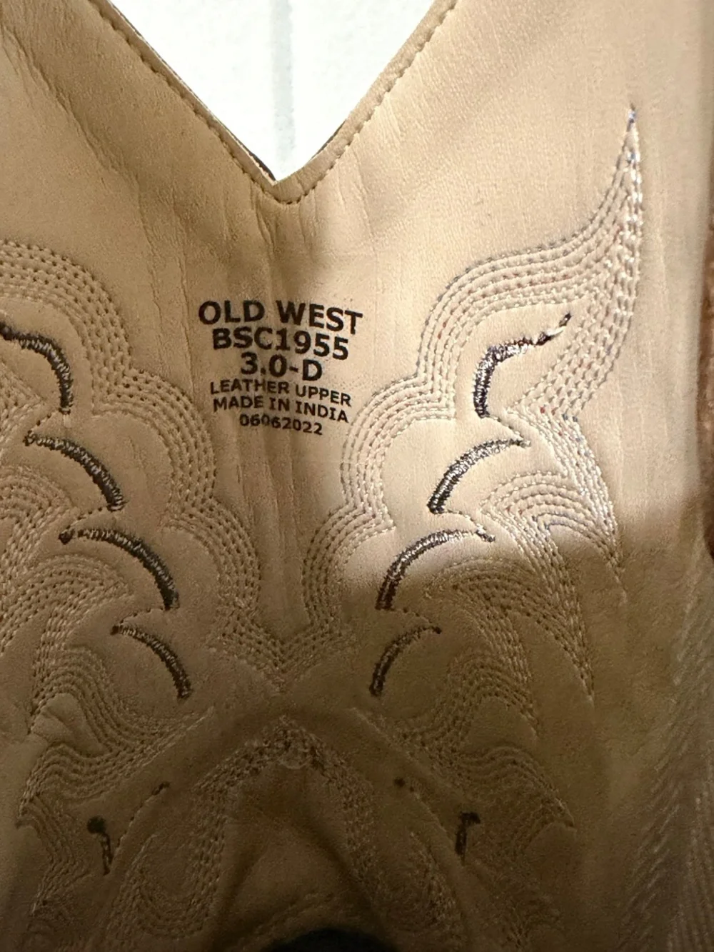 Kid's Old West Square Toe Cowboy Boots